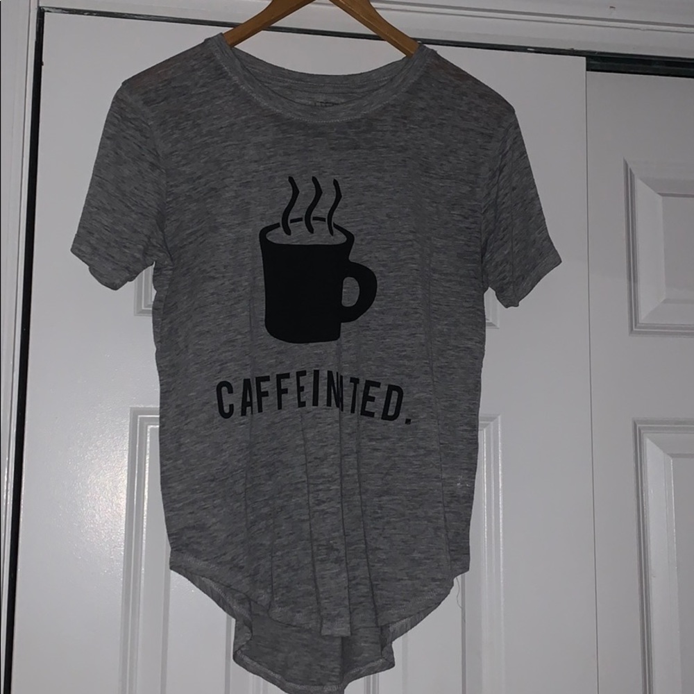 Gray short sleeve T-shirt